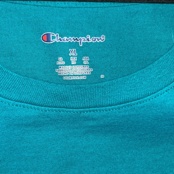 Champion Size XL Emerald Short Sleeve Tee - Picture 9 of 9
